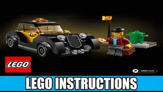 LEGO Icons 40532 Vintage Taxi building instructions