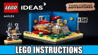 LEGO Ideas 40533 Cosmic Cardboard Adventures building instructions