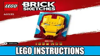 LEGO Brick Sketches 40535 Iron Man building instructions