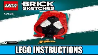 LEGO Brick Sketches 40536 Miles Morales building instructions