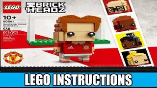 LEGO BrickHeadz 40541 Manchester United Go Brick Me building instructions