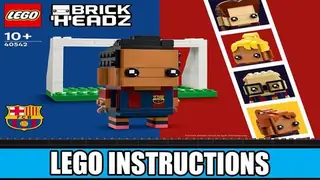LEGO BrickHeadz 40542 FC Barcelona Go Brick Me building instructions