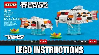 LEGO BrickHeadz 40545 Koi Fish building instructions