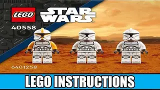 LEGO Star Wars 40558 Clone Trooper Command Station building instructions