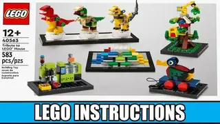 LEGO Promotional 40563 Tribute to LEGO House building instructions