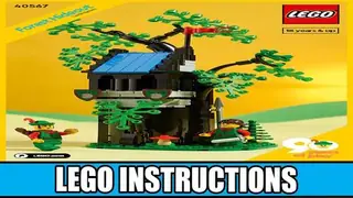 LEGO Icons 40567 Forest Hideout building instructions