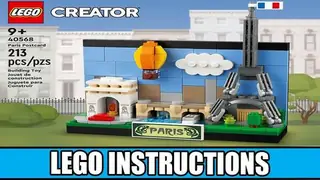 LEGO Creator 40568 Paris Postcard building instructions