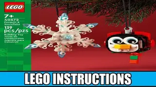 LEGO Seasonal 40572 Penguin & Snowflake building instructions