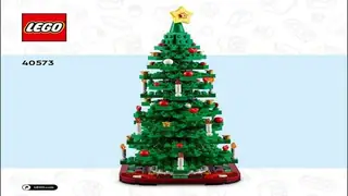 LEGO Seasonal 40573 Christmas Tree building instructions