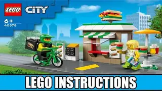 LEGO City 40578 Sandwich Shop building instructions