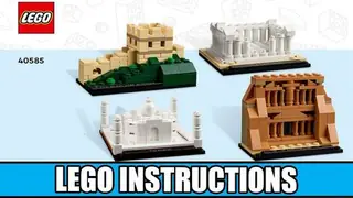 LEGO Architecture 40585 World of Wonders building instructions