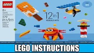 LEGO Promotional 40593 Fun Creativity 12-in-1 building instructions