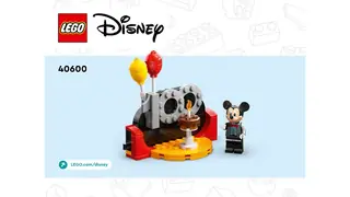 LEGO 40600 Disney 100 Years Celebration building instructions