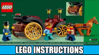 LEGO Seasonal 40603 Wintertime Carriage Ride building instructions