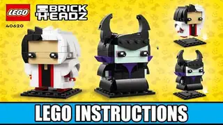 LEGO BrickHeadz 40620 Cruella & Maleficent building instructions