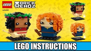 LEGO BrickHeadz 40621 Moana & Merida building instructions