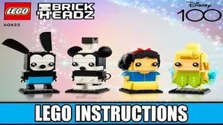 LEGO BrickHeadz 40622 Disney 100th Celebration building instructions