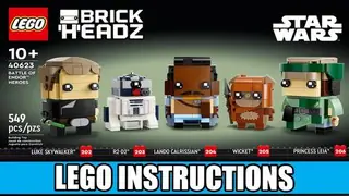 LEGO BrickHeadz 40623 Battle of Endor Heroes building instructions