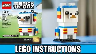 LEGO BrickHeadz 40625 Llama building instructions