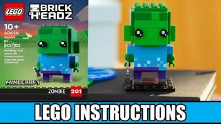 LEGO BrickHeadz 40626 Zombie building instructions