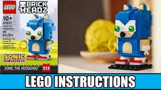LEGO BrickHeadz 40627 Sonic the Hedgehog building instructions