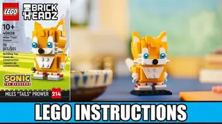 LEGO BrickHeadz 40628 Miles 'Tails' Prower building instructions