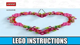 LEGO Seasonal 40638 Heart Ornament building instructions