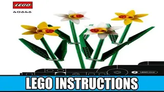 LEGO Icons 40646 Daffodils building instructions