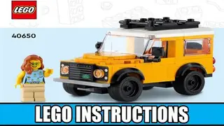 LEGO Creator 40650 Land Rover Classic Defender building instructions