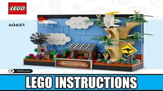 LEGO Creator 40651 Australia Postcard building instructions