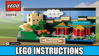 LEGO Creator 40654 Beijing Postcard building instructions