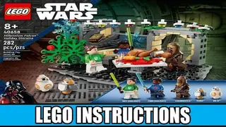 LEGO Star Wars 40658 Millennium Falcon Holiday Diorama building instructions