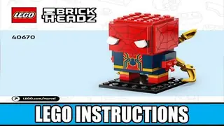 LEGO BrickHeadz 40670 Iron Spider-Man building instructions