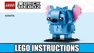 LEGO BrickHeadz 40674 Stitch building instructions