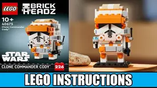 LEGO BrickHeadz 40675 Clone Commander Cody building instructions