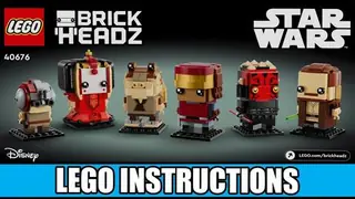 LEGO BrickHeadz 40676 The Phantom Menace building instructions