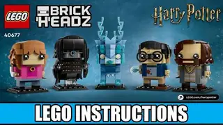 LEGO BrickHeadz 40677 Prisoner of Azkaban Figures building instructions
