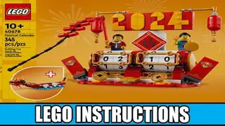LEGO Seasonal 40678 Festival Calendar building instructions