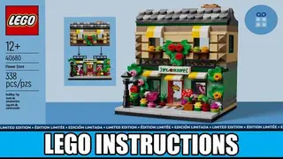 LEGO Promotional 40680 Flower Store building instructions
