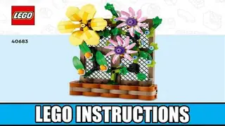 LEGO Promotional 40683 Flower Trellis Display building instructions