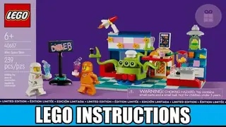LEGO Promotional 40687 Alien Space Diner building instructions