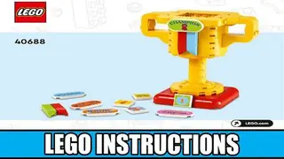 LEGO Promotional 40688 Trophy Award building instructions