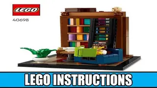 LEGO Ideas 40698 Books Are My Passion building instructions