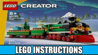 LEGO Creator 40700 Winter Holiday Train building instructions