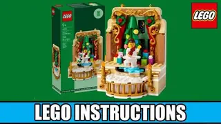 LEGO Seasonal 40701 Ballerina & Nutcracker Scene building instructions