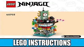 LEGO 40703 Micro NINJAGO City building instructions