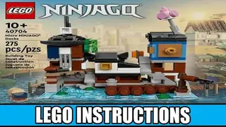 LEGO 40704 Micro NINJAGO Docks building instructions