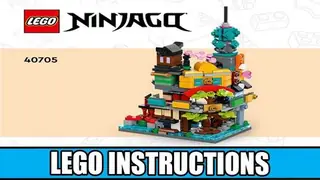 LEGO 40705 Micro NINJAGO City Gardens building instructions