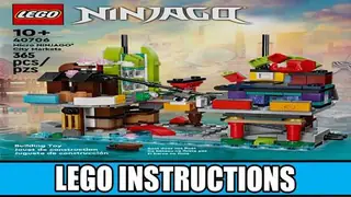 LEGO 40706 Micro NINJAGO City Markets building instructions