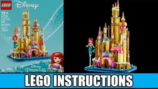 LEGO 40708 Mini Disney Ariel's Castle building instructions